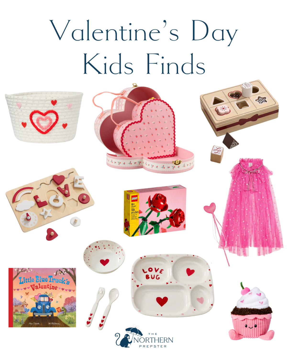 Valentine's Day kids finds. Fun kids products for valentine's day gifts.