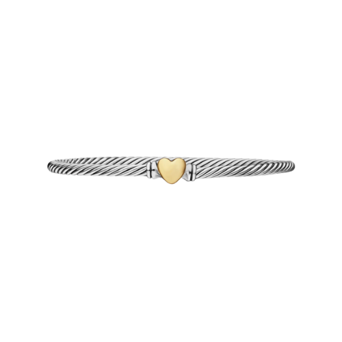 David Yurman heart cable bracelet. Valentine's Day gift guide