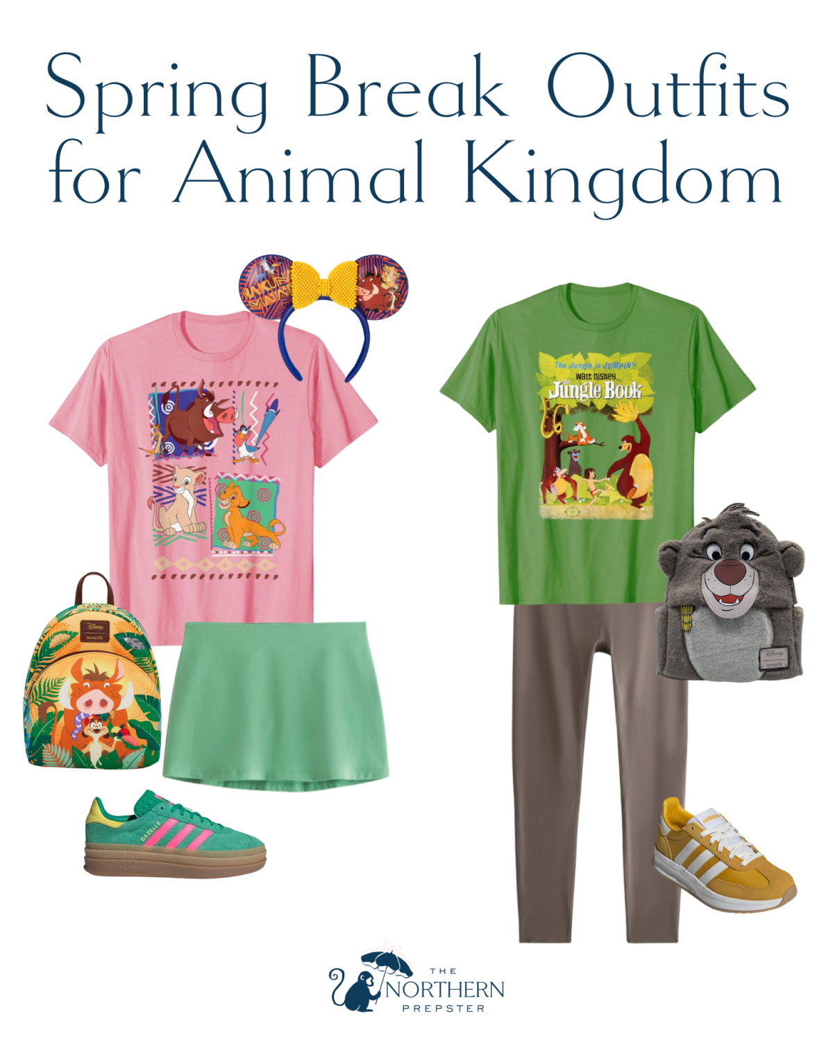 Disney World Outfits. Disney World outfit ideas. Animal Kingdom outfit ideas. The Lion King outfit. The Jungle Book outfit. 