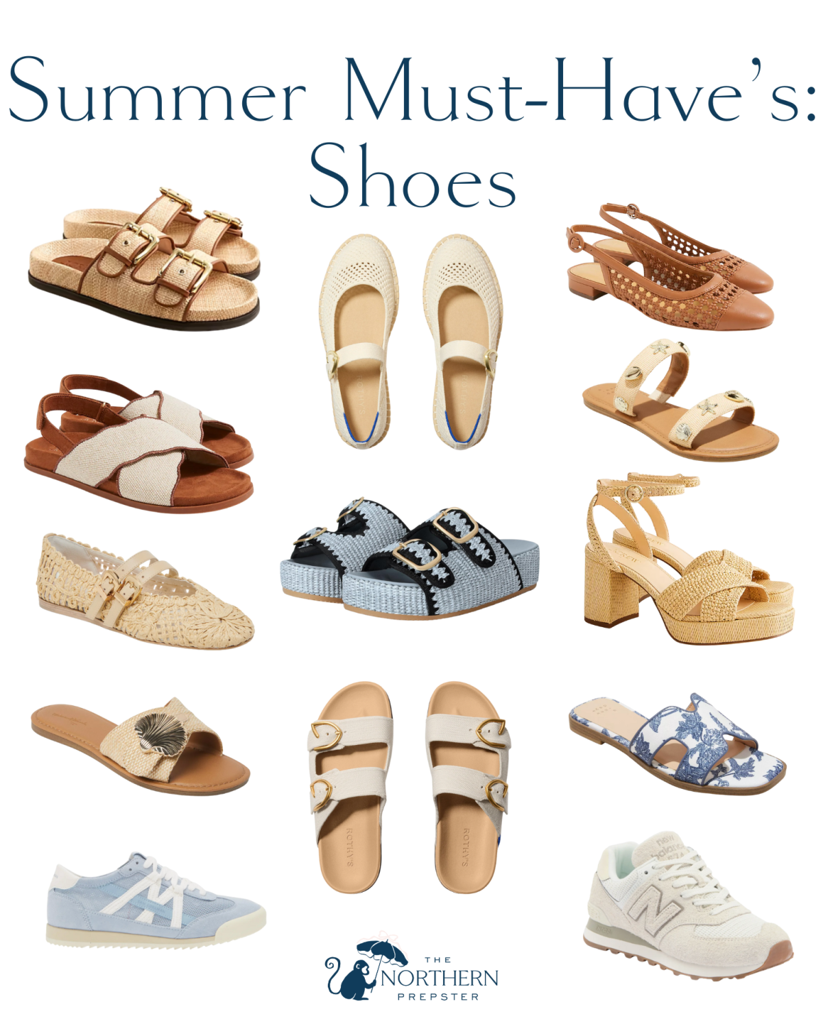 Summer fashion must-have's. The best shoes for summer
