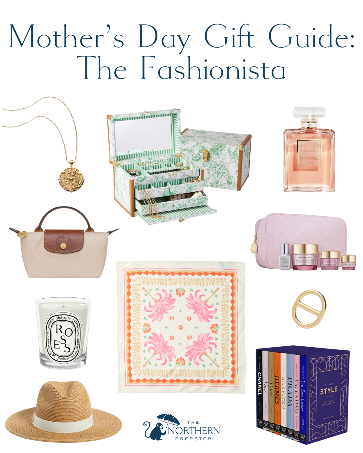 mother's day gift guide. gifts for the fashionista