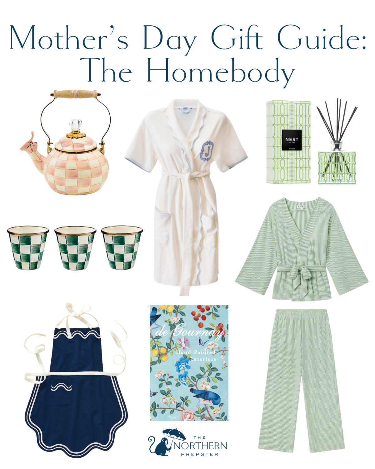 mother's day gift guide. gifts for the homebody
