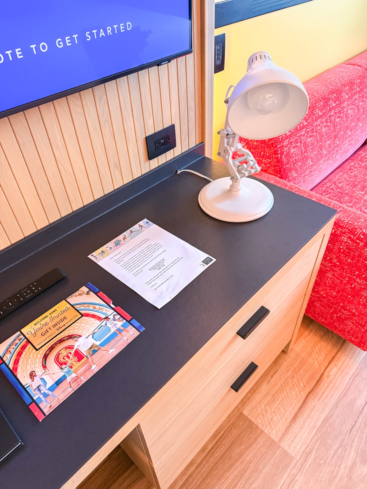 Pixar Place Hotel Disneyland room