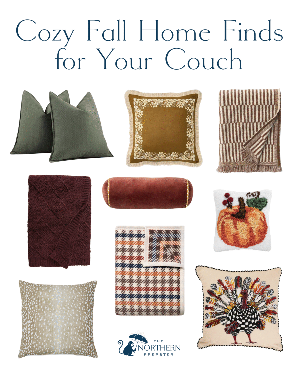 cozy fall finds for your couch