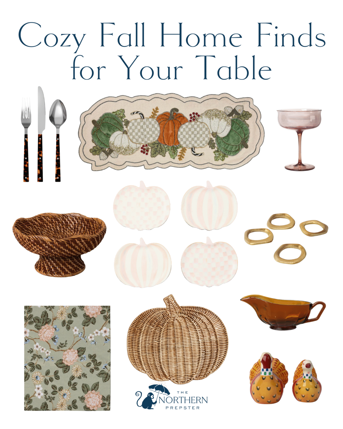 fall pieces for your tablescape and hosting
