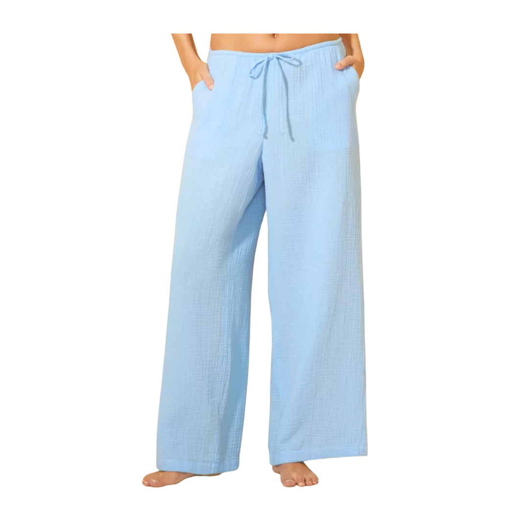 Low Rise Gauze Pants