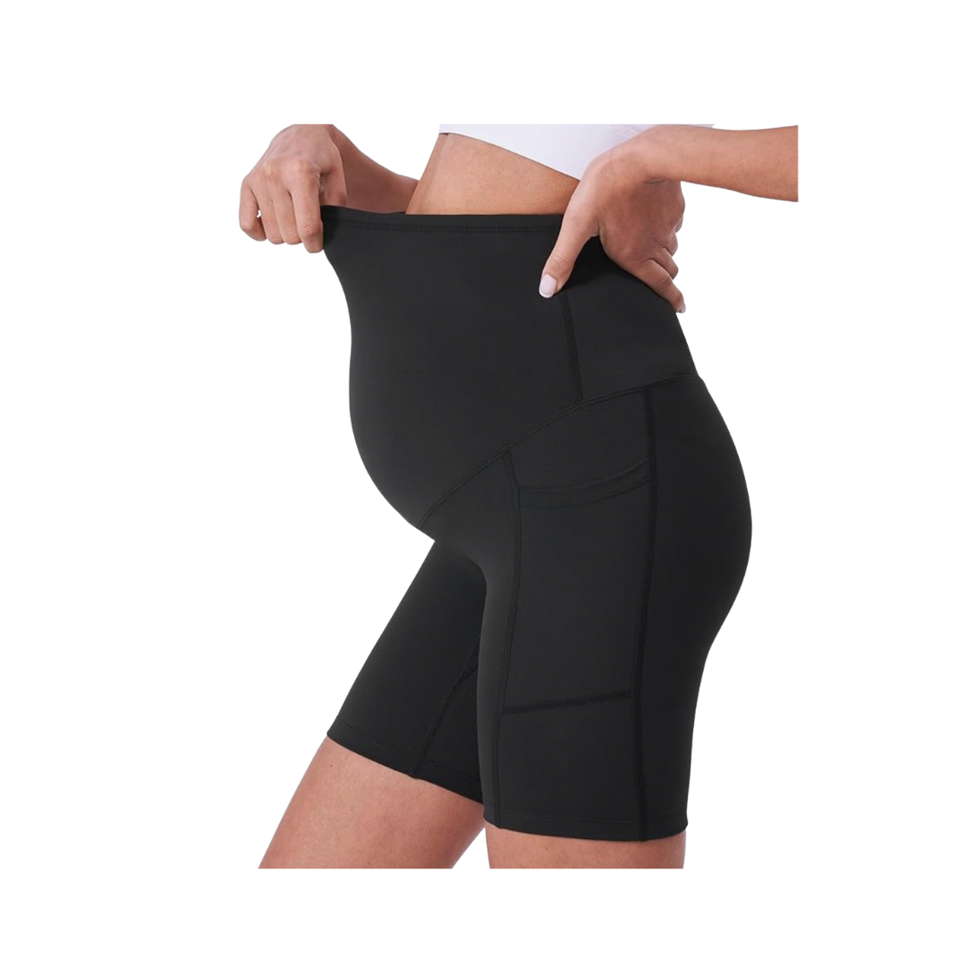 maternity biker shorts