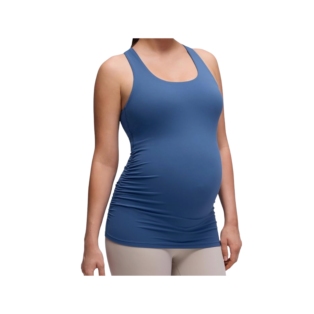 Maternity racerback tank top