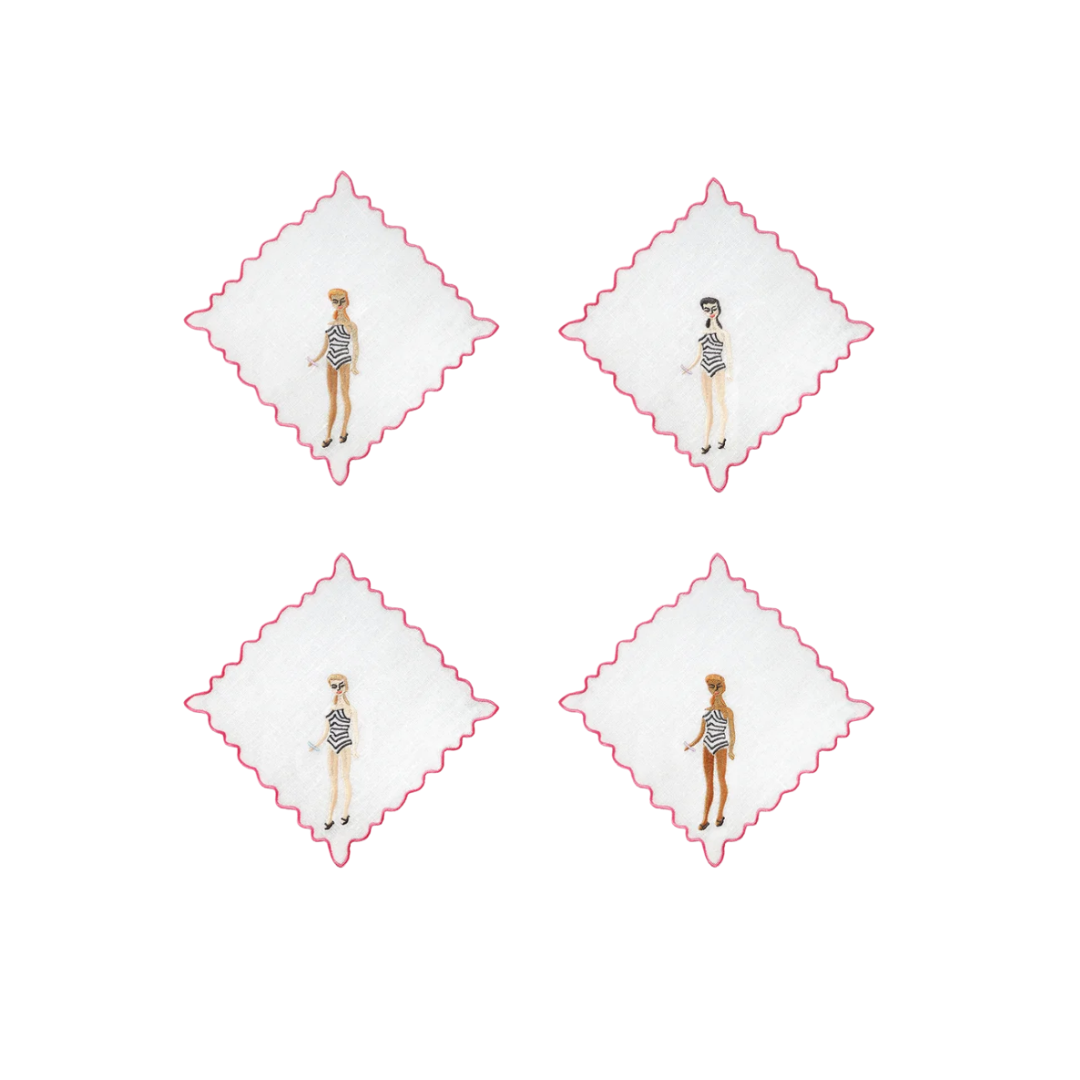 barbie cocktail napkins